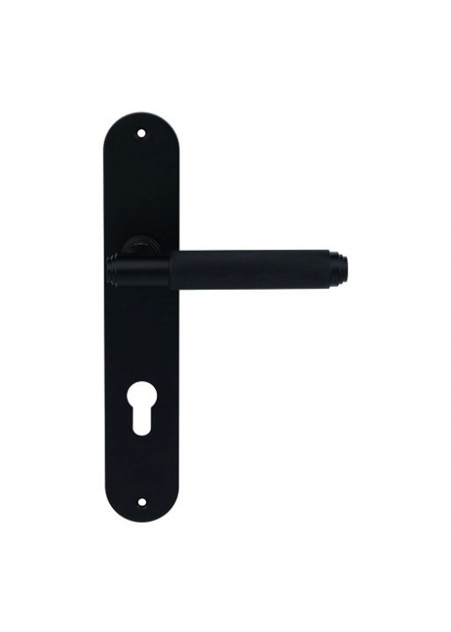 Дверная ручка на планке PORTA DI PARMA Exa Zig Черный CYL 2301.03