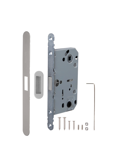 Магнитная защелка Armadillo WC с планкой GRAVITY.PRO G01. 96 MWSC итальянский тисненый