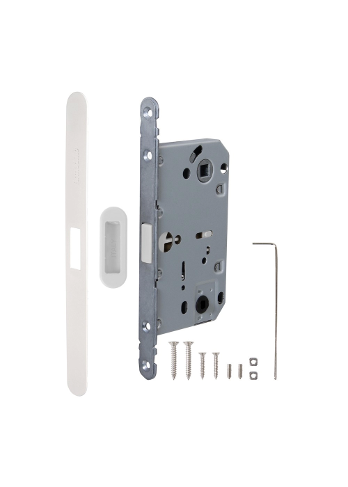 Магнитная защелка Armadillo WC с планкой GRAVITY.PRO G01. 96 WH Белый