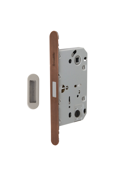 Магнитная защелка Armadillo WC с планкой GRAVITY.PRO G01. 96 AC медь