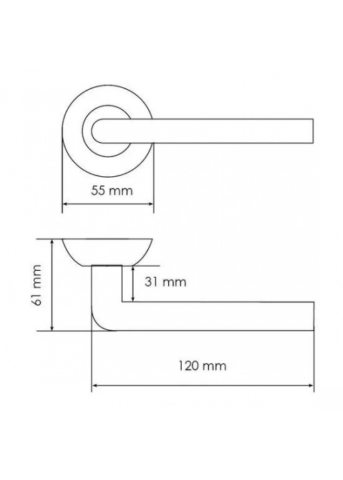 Ручка Morelli КОЛОННА MH-03 BL цвет - черный