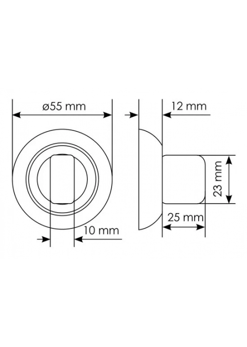 Фиксатор Morelli MH-WC COF цвет - кофе