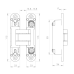 Петля скрытая Armadillo U3D3000.VPG BL черный TECH