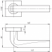 Ручка Armadillo KEA SQ001-21SN-3 «матовый никель»