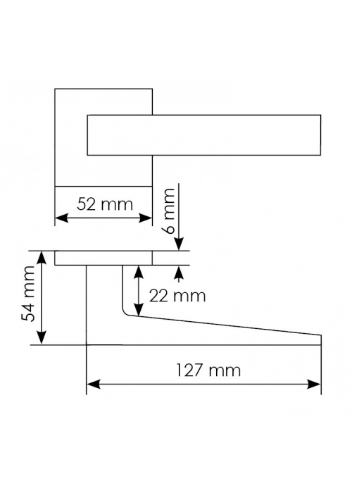 Ручка Morelli MIRA MH-54-S6 BL цвет - черный