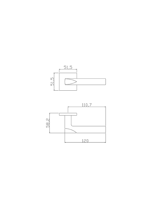 Дверная ручка Adden Bau SHELF S-559 Графит