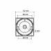 Фиксатор Armadillo (Армадилло) поворотная BK6.K.SQ52 (BK6/SQ) MWSC-33 итальянский тисненый