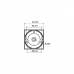 Фиксатор Armadillo (Армадилло) поворотная BK6.K.SQ52 (BK6/SQ) SN/CP-3 матовый никель/хром