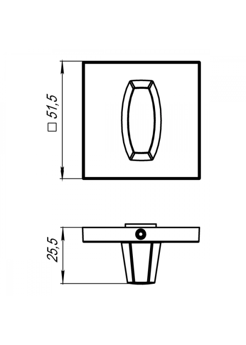 Фиксатор Armadillo BK6.K.USS52 (WC-BOLT BK6 USS) AB-7 бронза