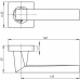 Ручка Armadillo K.SQ52.CORSICA (CORSICA SQ003) MWSC-33 итальянский тисненый