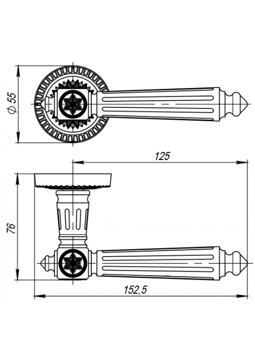 Ручка Armadillo R.CL55.Matador (Matador CL4) GOLD-24 золото 24К