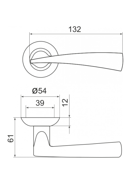 Ручка Armadillo R.LD54.Columba (Columba LD80) AB/GP-7 бронза/золото