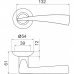 Ручка Armadillo R.LD54.Columba (Columba LD80) AB/GP-7 бронза/золото