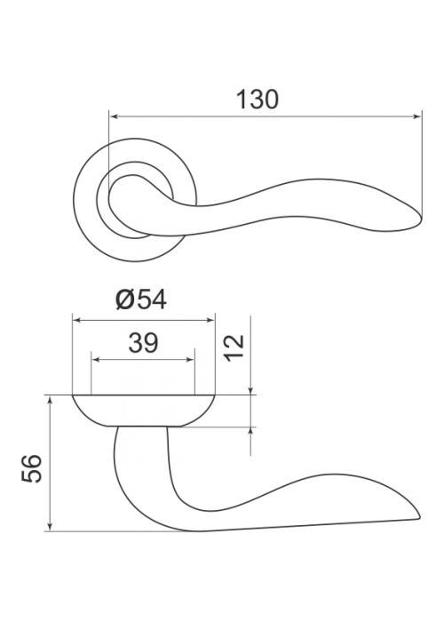 Ручка Armadillo R.LD54.Selena (Selena LD19) AB/GP-7 бронза/золото