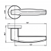 Ручка Armadillo R.URB52.ARC (ARC URB2) CP/White-14 хром/белый