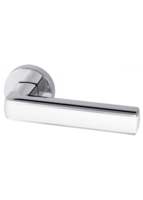 Ручка Armadillo R.URB52.CUBE (CUBE URB3) CP/White-14 хром/белый
