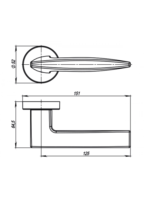 Ручка Armadillo R.URB52.SQUID (SQUID URB9) GOLD-24 золото 24К