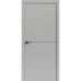 Межкомнатная дверь экошпон Tamburat Light Geometry 4302 Лофт светлый кромка ABS чёрная глухая