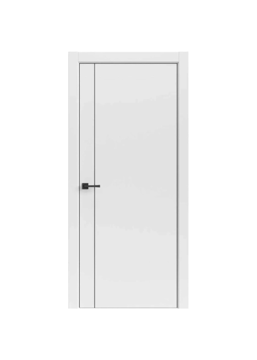 Межкомнатная дверь экошпон Tamburat Light Geometry 4303 Лофт белый кромка ABS чёрная глухая Межкомнатная дверь экошпон Tamburat Light Geometry 4303 Лофт белый кромка ABS чёрная глухая