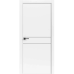 Межкомнатная дверь экошпон Tamburat Light Geometry 4309 Лофт белый кромка ABS чёрная глухая