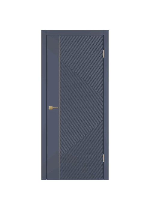 Межкомнатная дверь эмаль Linea Art 1 графит Gold mould глухая Межкомнатная дверь эмаль Linea Art 1 графит Gold mould глухая