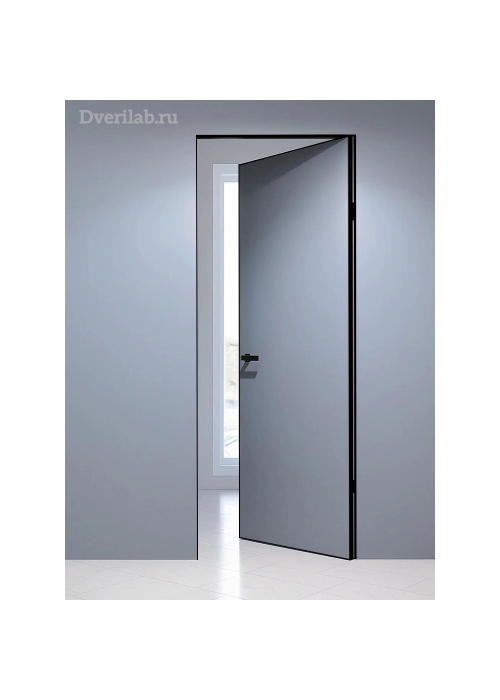 Скрытая дверь VFD Invisible Reverse AL-кромка черная открывание от себя