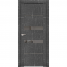 Межкомнатная дверь экошпон Soft Touch UniLine Mramor 30037/1 Marable торос графит со стеклом
