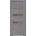 Межкомнатная дверь экошпон Soft Touch UniLine Mramor 30037/1 Marable торос серый со стеклом