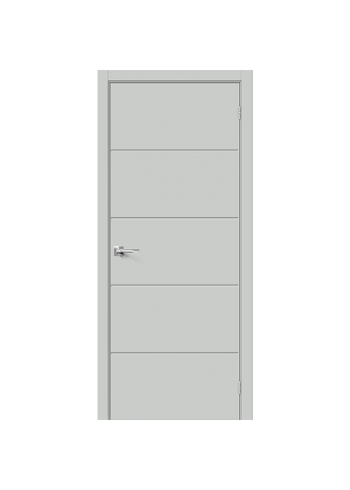 Межкомнатная дверь винил Граффити-1.Д Grey Pro глухая
