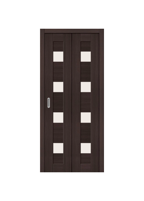 Межкомнатная складная дверь экошпон Браво-23 ДС wenge melinga