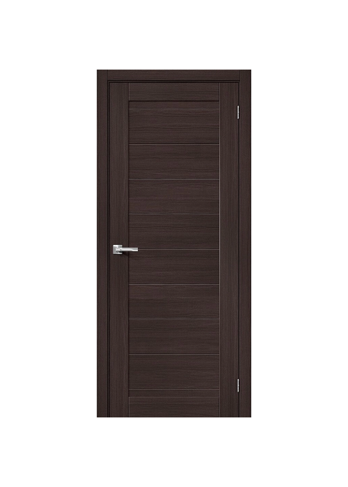 Межкомнатная дверь экошпон Браво-21 Wenge Melinga глухая