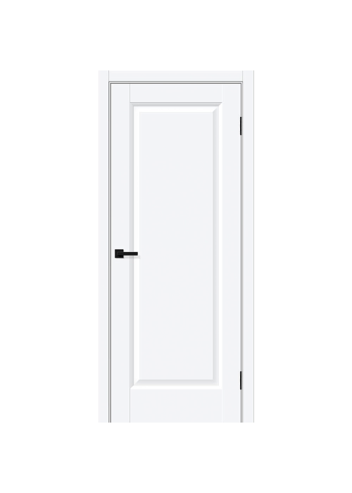 Межкомнатная дверь ПЭТ Неоклассик-30 White Silk глухая