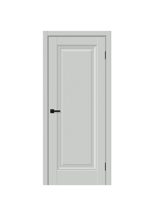 Межкомнатная дверь ПЭТ Прима-0 Grey Silk глухая