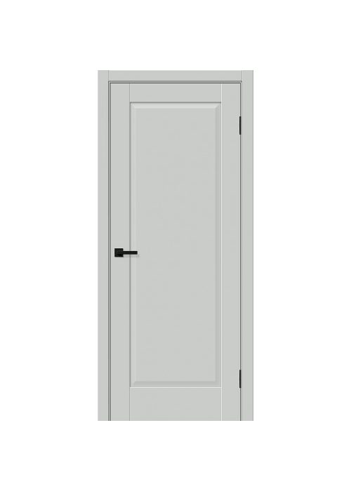 Межкомнатная дверь ПЭТ Прима-10 Grey Silk глухая