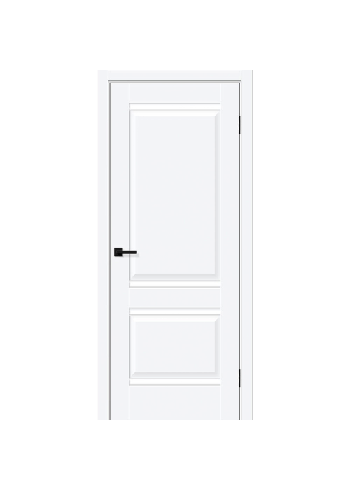 Межкомнатная дверь ПЭТ Прима-2 White Silk глухая